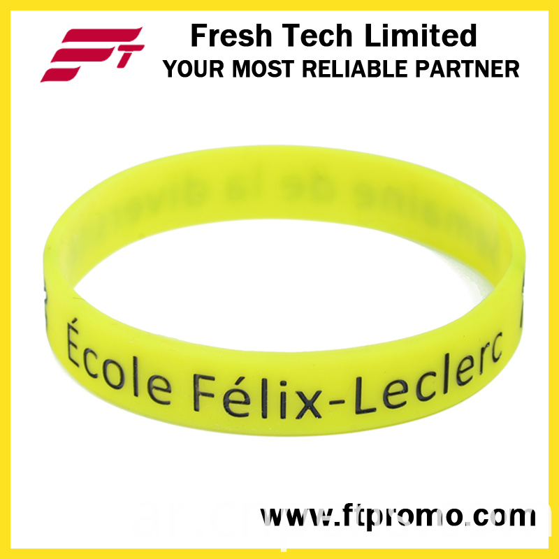 Promotional Gift Silicone Bracelet Slicone Wristband with Logo